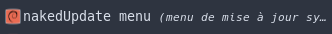 entrée nakedupdate